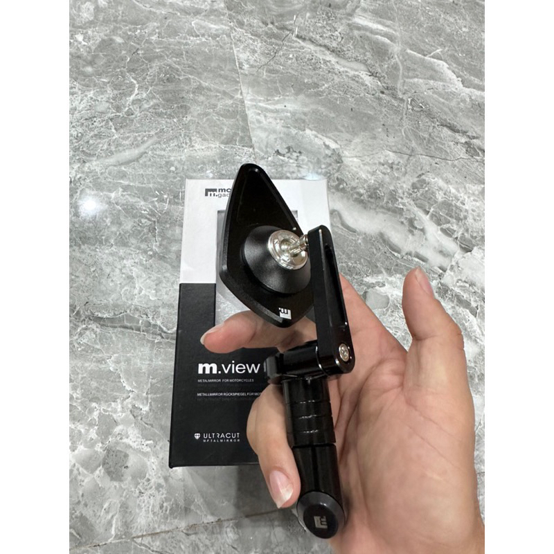 Gương chiếu hậu xe máy mview motogaget chân 744 full phụ kiện kính chiếu hậu