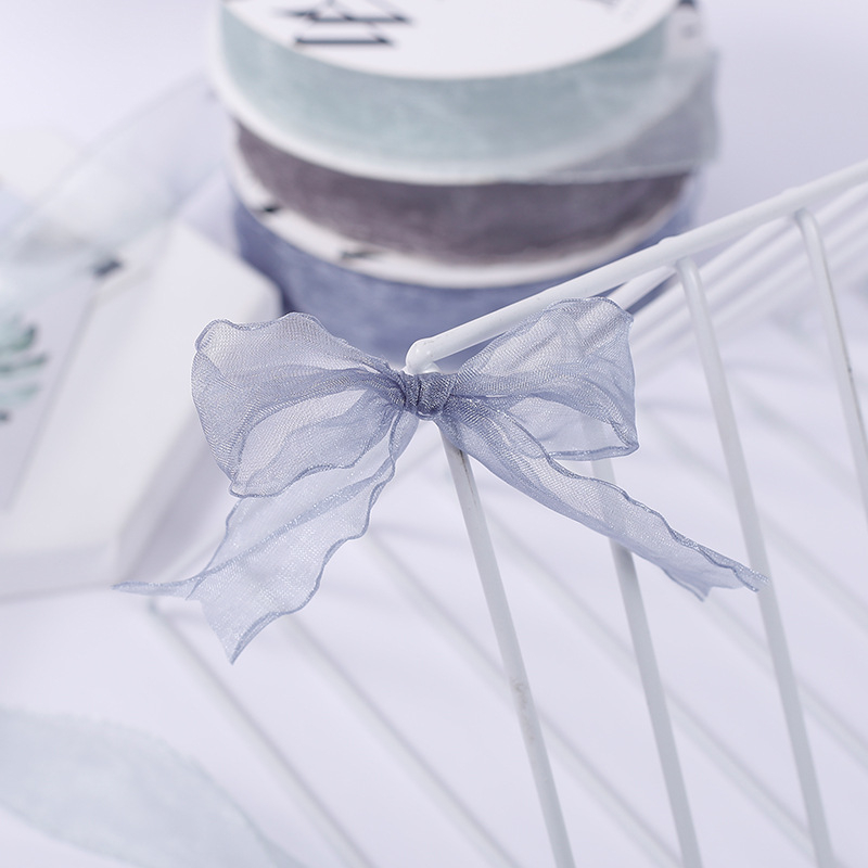 Ruy băng voan nhăn