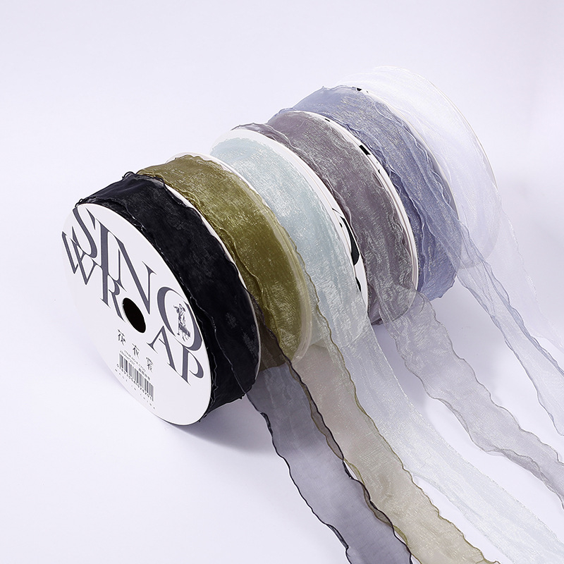 Ruy băng voan nhăn