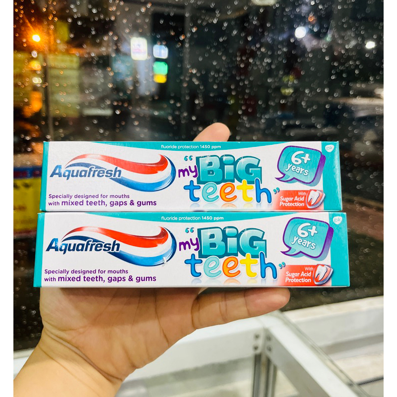 Kem Đánh Răng Aquafresh My Big Teeth - Dành  cho trẻ 6 tuổi trở lên