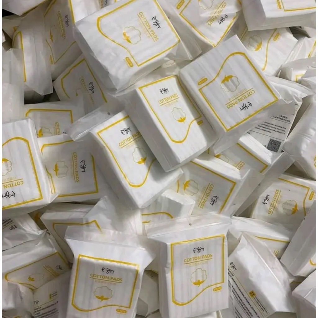 Bông tẩy trang 222 miếng cotton pad mèo vàng