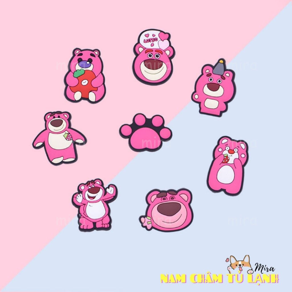 Nam Châm Tủ Lạnh 14 Rau Củ 9 Trái Cây Trang Trí Bàn Học Đính Note Bảng Từ Cho Bé Mira-PVC79152