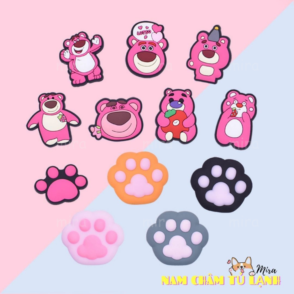 Nam Châm Tủ Lạnh 14 Rau Củ 9 Trái Cây Trang Trí Bàn Học Đính Note Bảng Từ Cho Bé Mira-PVC79152