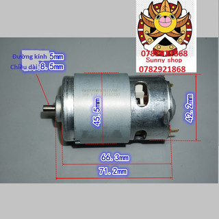 Motor 775 7512 12V-18V trục tròn 16000RPM thay khoan pin