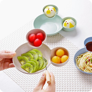 Bát ăn dặm lúa mạch hình chuột mickey cho bé