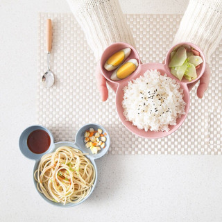 Bát ăn dặm lúa mạch hình chuột mickey cho bé
