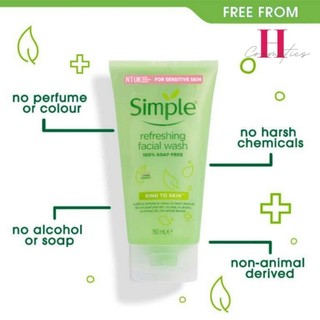 Sữa rửa mặt Simple 150ml
