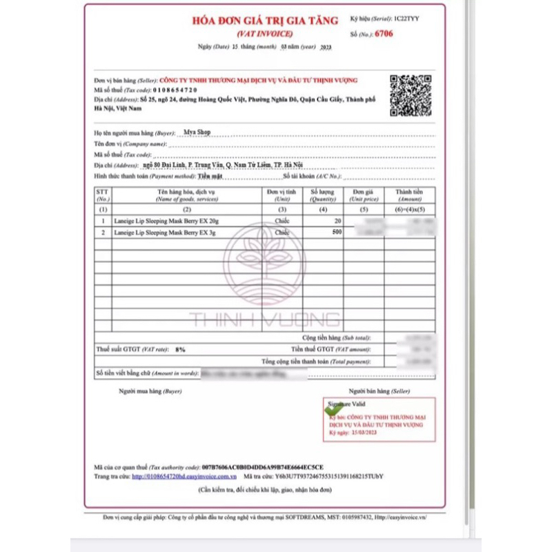 Mặt nạ ngủ ủ môi Laneige cấp ẩm làm mềm môi giúp giảm thâm môi mini size Mya Cosmetic