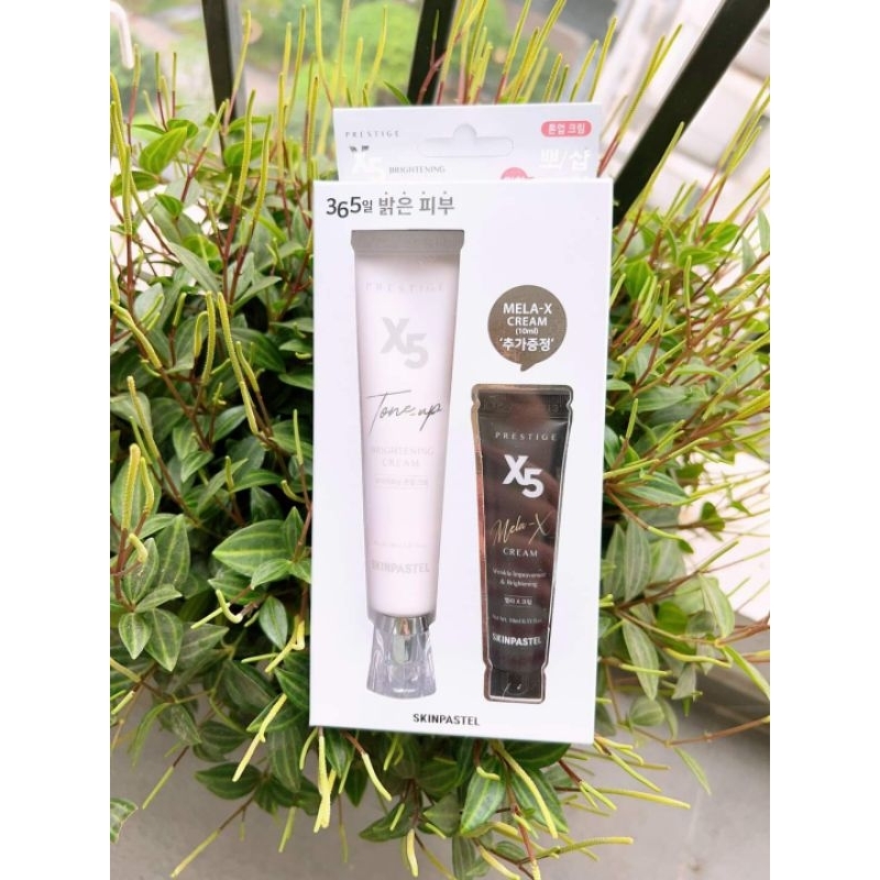 Sét kem dưỡng X5 tặng kèm tuýt kem nám Skinpastel