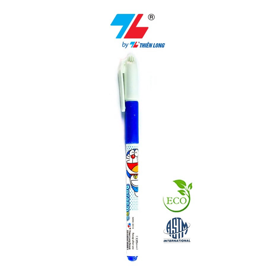 ✒️ Bút Mực Nước Thiên Long Doraemon GEL-012/DO 4 màu xanh - đỏ - tím - đen bán chạy trong giới học sinh