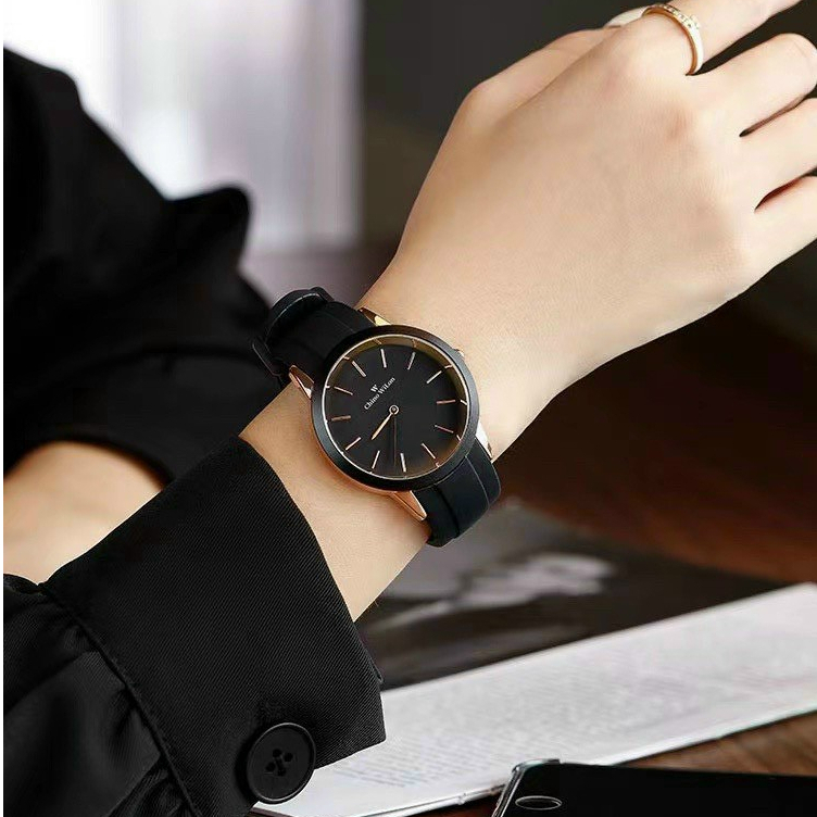 Đồng hồ nam nữ dw iconicc motionr mặt tròn cao cấp dây cao su