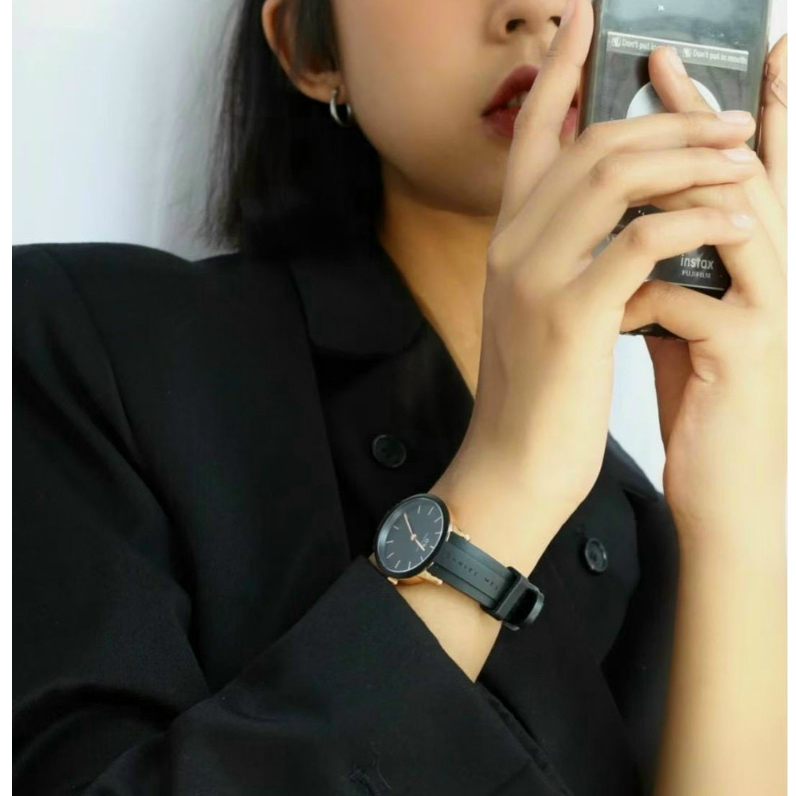 Đồng hồ nam nữ dw iconicc motionr mặt tròn cao cấp dây cao su