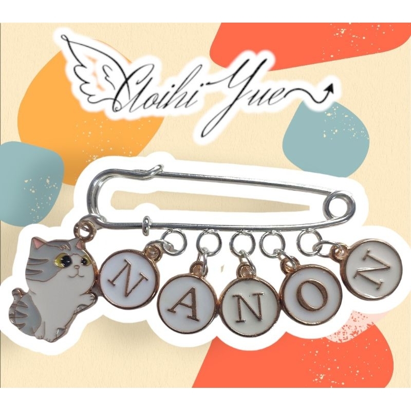 Ghim cài áo, kim cài ba lô, túi xách OhmNanon, Ohm, Nanon charm cún và mèo