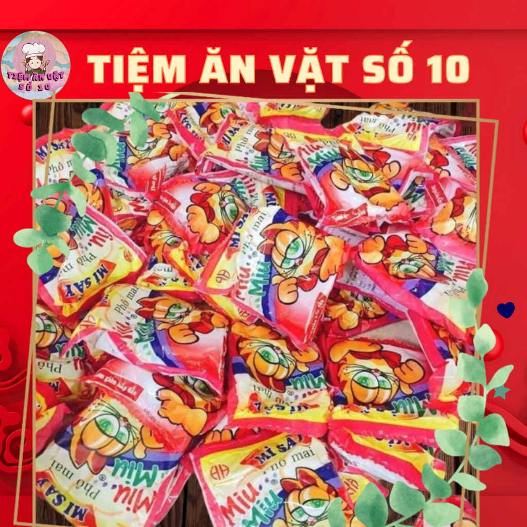 Mì ăn liền vặt Miu Miu | Một thời tuổi thơ đáng nhớ - đồ ăn vặt tuổi thơ