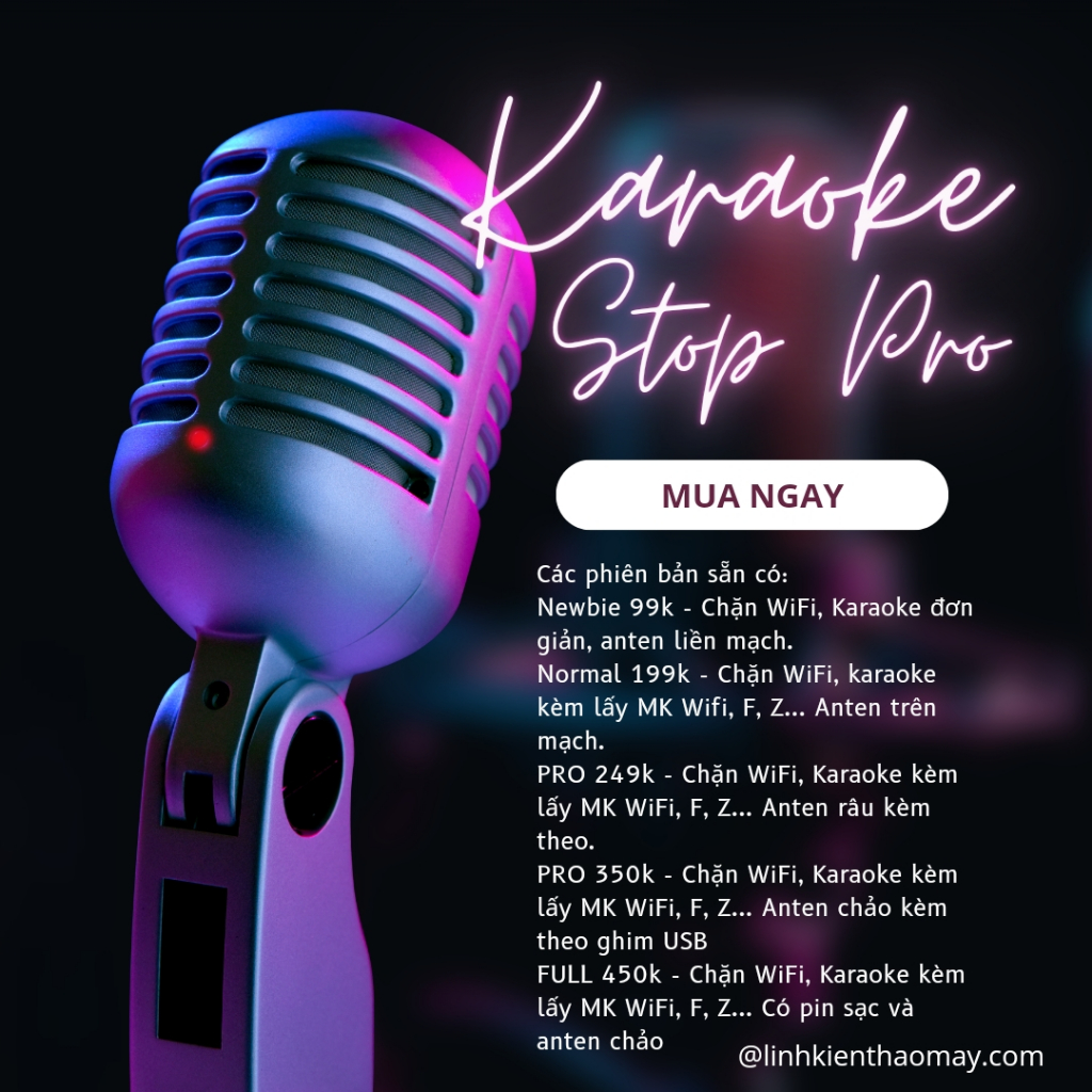 Thiết bị chặn hát karaoke gây ồn ào