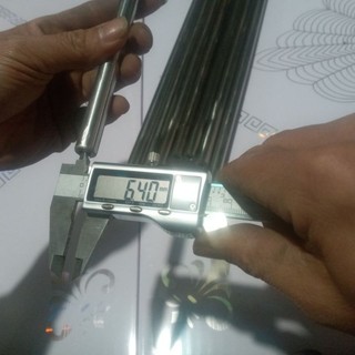 Ống inox 12.7 . lỗ trong 6.4 mm