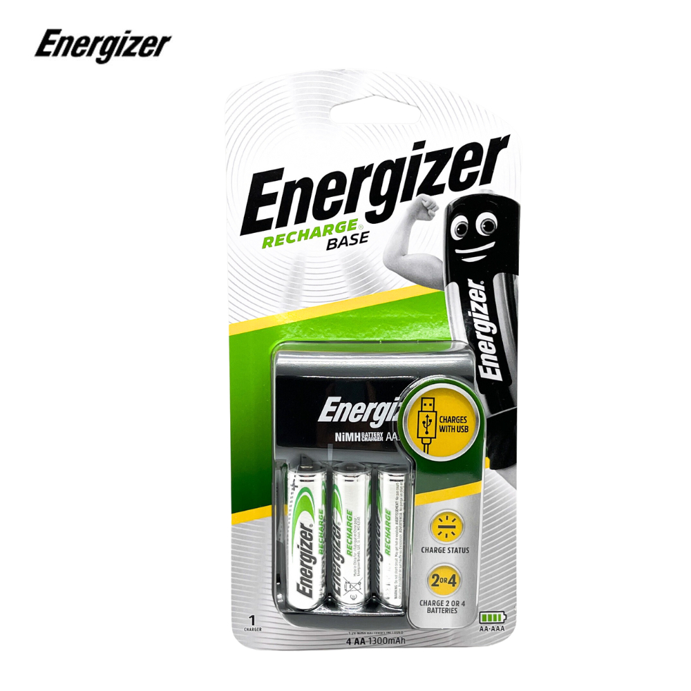 Bộ Sạc Kèm 4 Pin AA ENERGIZER CHVC5 - Hàng chính hãng