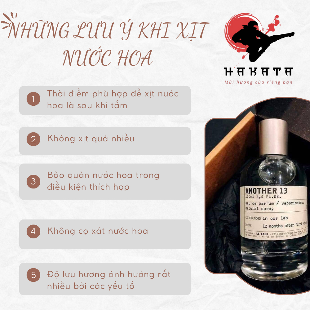 Nước hoa nam nữ Le.labo.another.13 chiết 10ml cuốn hút cho tín đồ sành nước hoa- Hakata Official