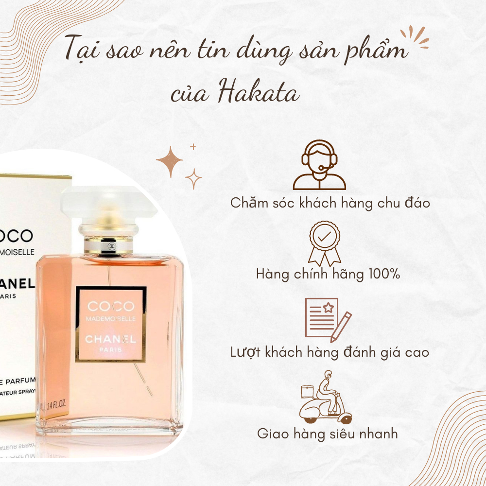 Nước hoa nữ Coco Chanel Mademoiselle dạng chiết 10ml quyến rũ, gợi cảm- Hakata Official | BigBuy360 - bigbuy360.vn