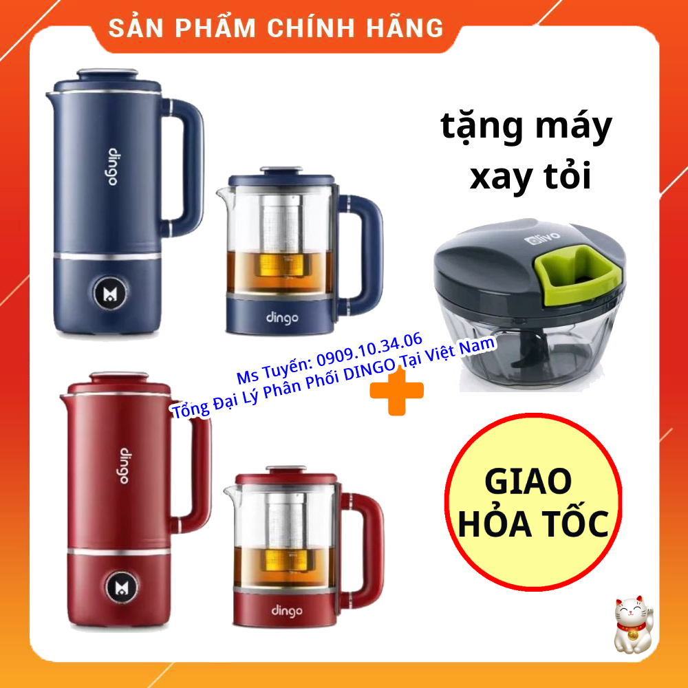 Máy Làm Sữa Hạt Mini DINGO DCB600 Dễ Vệ Sinh - Bảo Hành 24 tháng - Thương Hiệu Mỹ (DINGO DCB 600, dingo 600)