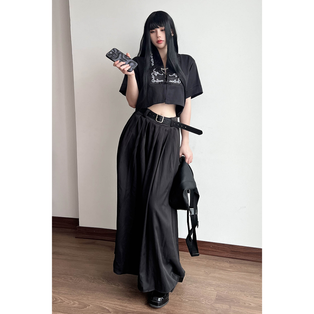 Set Áo Dơi Croptop ngắn tay