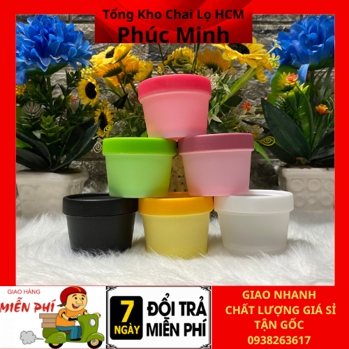 Hủ ly thái 50g/ 100g/ 200g đựng kem, chiết mỹ phẩm, phụ kiện du lịch