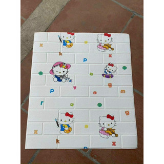 Xốp dán tường giấy dán tường hoạt hình hello kitty cho bé