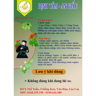 chiết xuất lạc tiên ( Tịnh Tâm An Giấc )