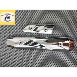 Ốp pô cho xe Sirius bộ 2 miếng