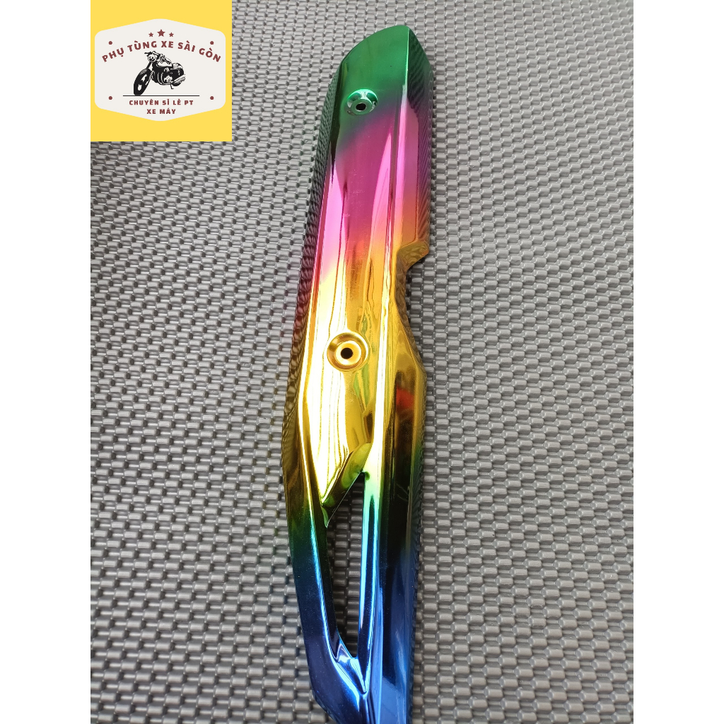 Ốp pô cho xe Wave Alpha 110 2017 - 23 xi màu