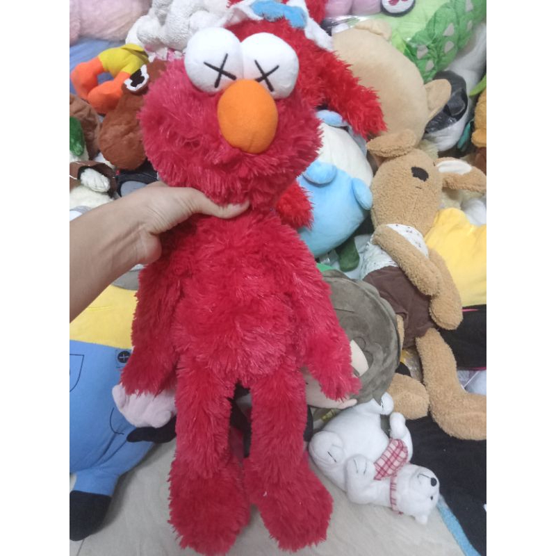 Gấu bông elmo mắt x hàng nhật size khoảng 50cm