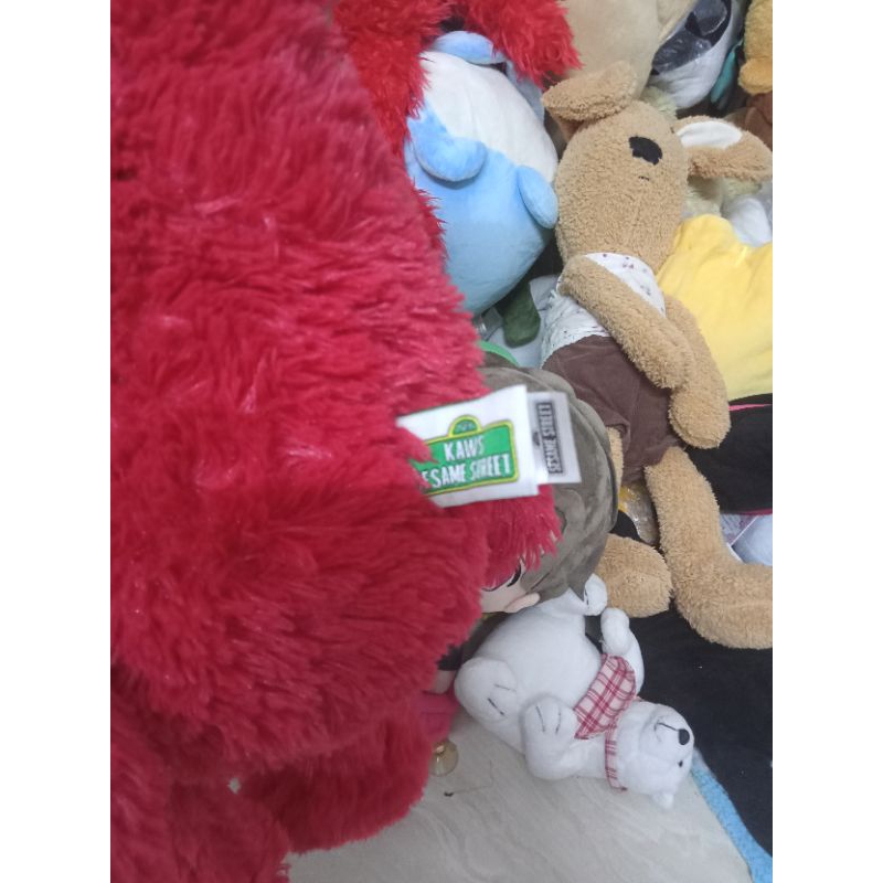 Gấu bông elmo mắt x hàng nhật size khoảng 50cm