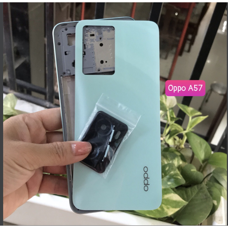 Vỏ Bộ OPPO A57 2022 Zin kèm phím + kính camera