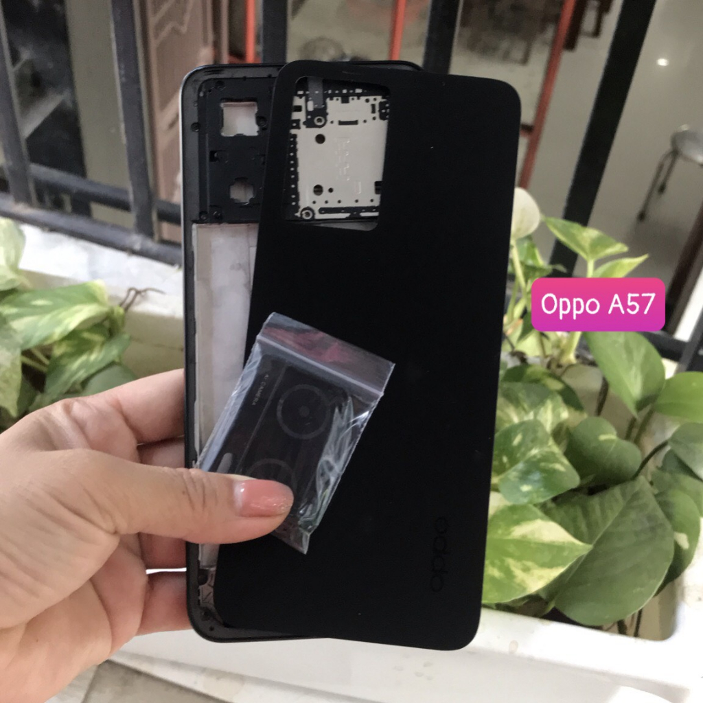 Vỏ Bộ OPPO A57 2022 Zin kèm phím + kính camera