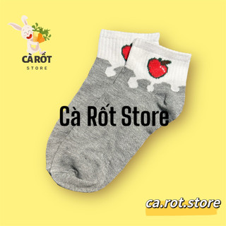 Vớ Tất Nam Nữ Unisex dễ thương cute hình trái cây trái táo