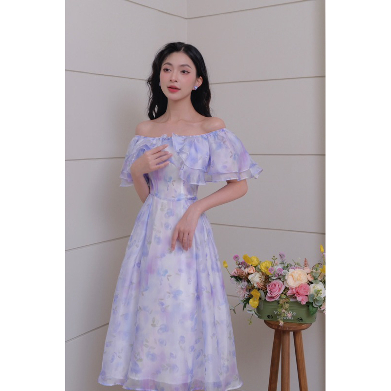 Váy bẹt vai Keli dress