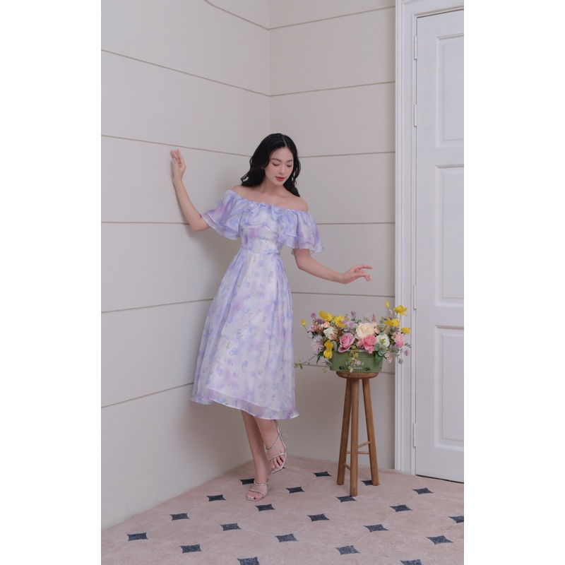 Váy bẹt vai Keli dress