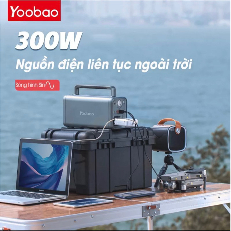 TRẠM SẠC DỰ PHÒNG YOOBAO EN300WLPD DUNG LƯỢNG SIÊU KHỦNG 72000MAH