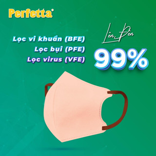  Khẩu Trang Cao Cấp Perfetta Pinnakle 3 Lớp Kháng Khuẩn Chuẩn From 3d Thời Trang  7cái bich  