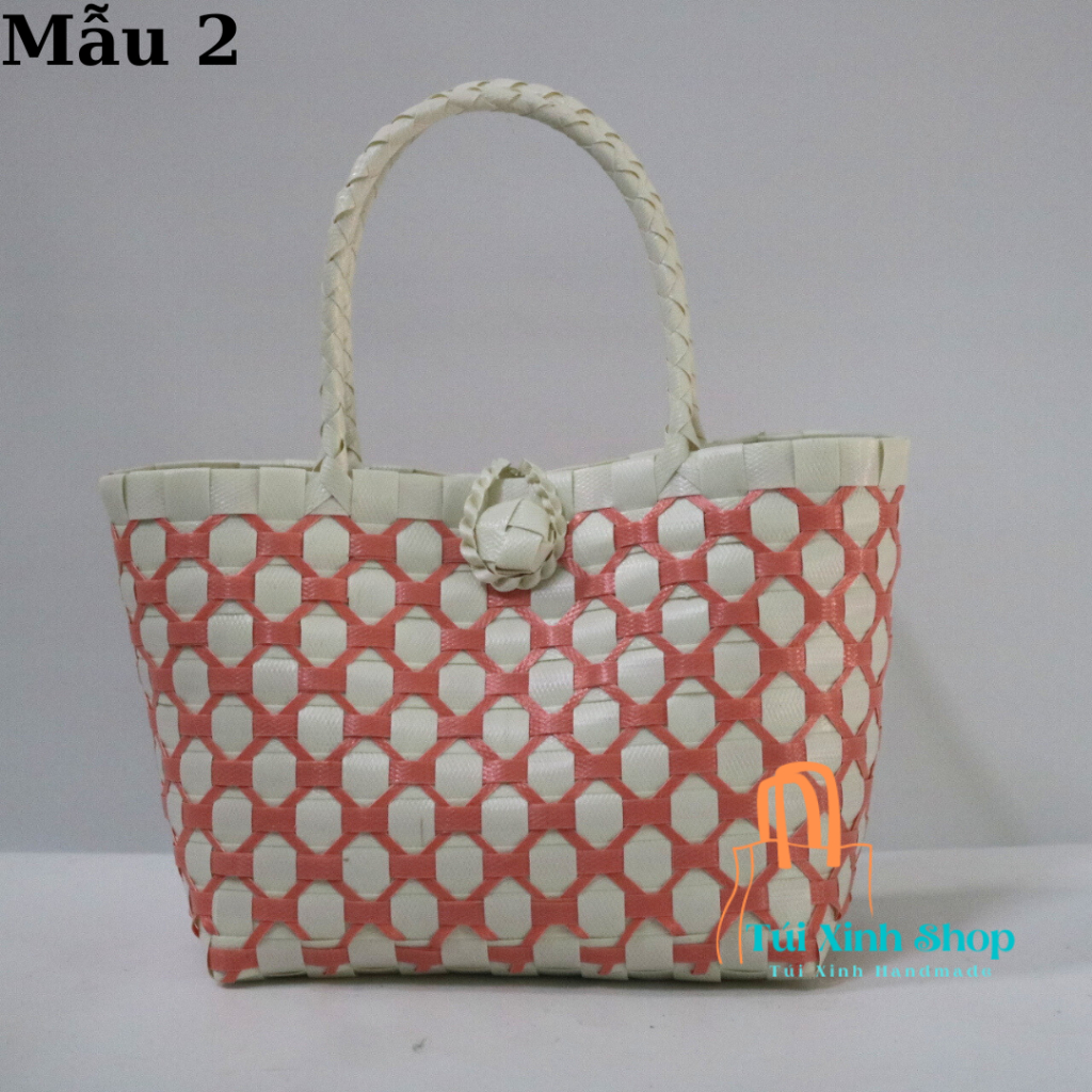 Túi Nhựa Handmade Hoạ tiết Mắt Cáo