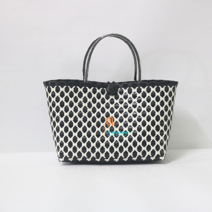 Túi Xách Handmade Hoạ Tiết Đen Trắng