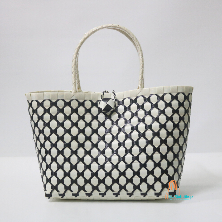 Túi Xách Handmade Hoạ Tiết Đen Trắng
