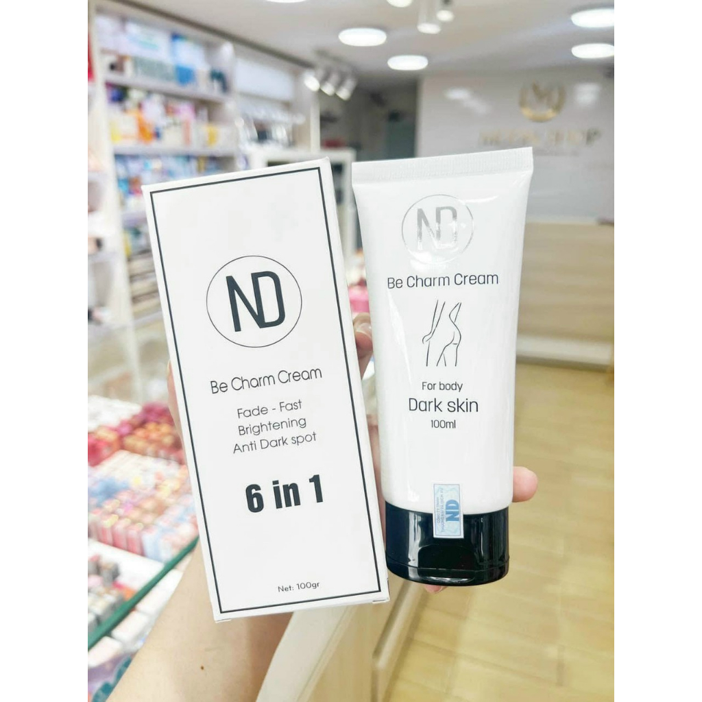 Kem Làm Sáng Da Xoá Thâm Mông - Nách - Đầu Gối - Khuỷu Tay - Bikini - Hồng nhũ hoa Be Charm Cream 6 in 1, sacdep_hcm