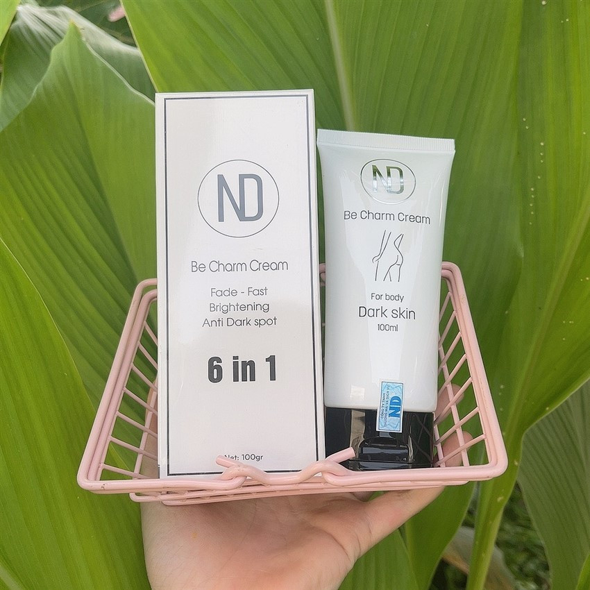 Kem Làm Sáng Da Xoá Thâm Mông - Nách - Đầu Gối - Khuỷu Tay - Bikini - Hồng nhũ hoa Be Charm Cream 6 in 1, sacdep_hcm