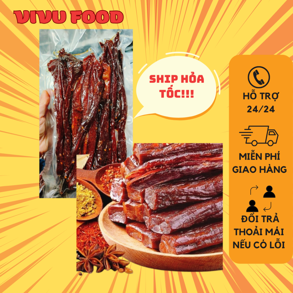 200g Thịt Nai Gác Bếp Rừng Tây Bắc Siêu Ngon