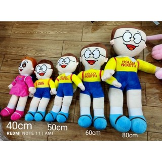 Nobita , Xuka , Đôraemon nhồi bông
