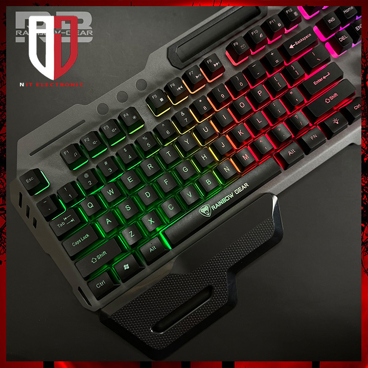 Bàn phím gaming máy tính RAINBOW RK719 có dây chuyên game gèn led cực đẹp