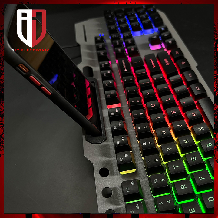 Bàn phím gaming máy tính RAINBOW RK719 có dây chuyên game gèn led cực đẹp