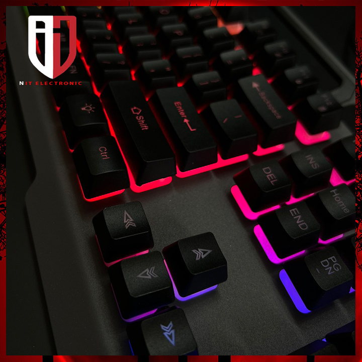 Bàn phím gaming máy tính RAINBOW RK719 có dây chuyên game gèn led cực đẹp