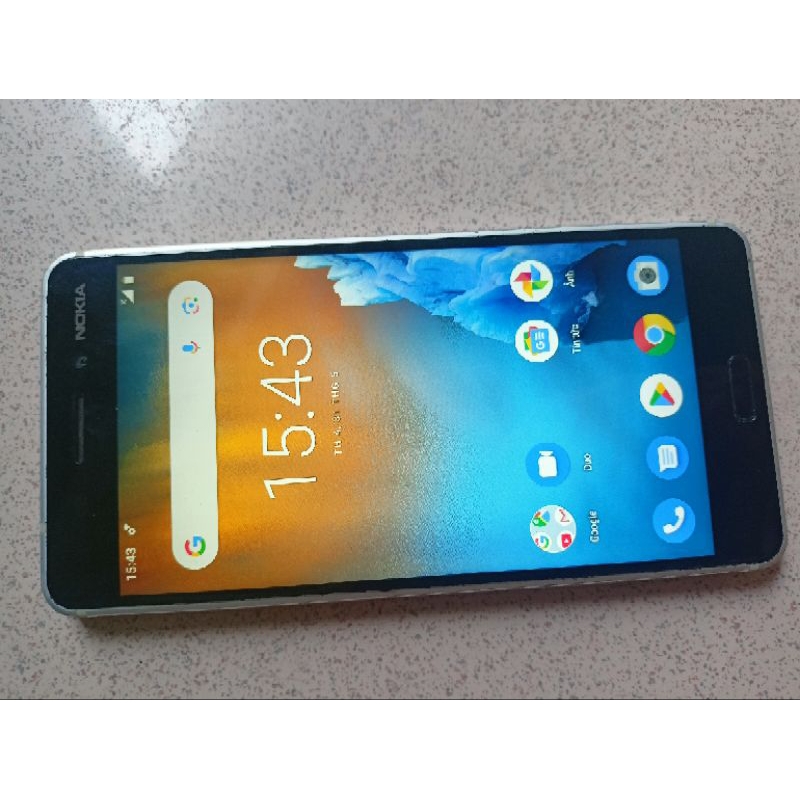 Điện thoại Nokia-6 màu bạc